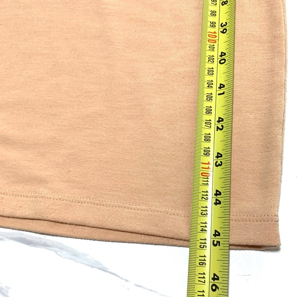 FOREVER 21 Nude Brown Soft casual Bodycon 3/4 Sleeves Dress Size Small - Picture 6 of 6